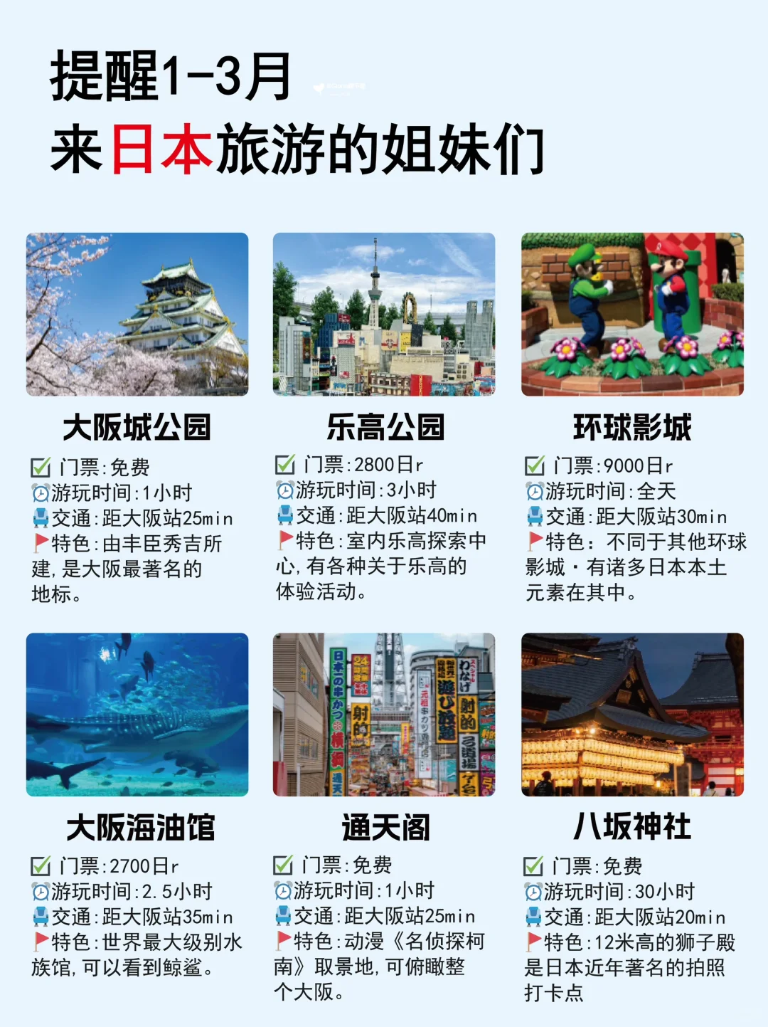 日本🇯🇵1-3月新规❗️来玩的小伙伴注意了…