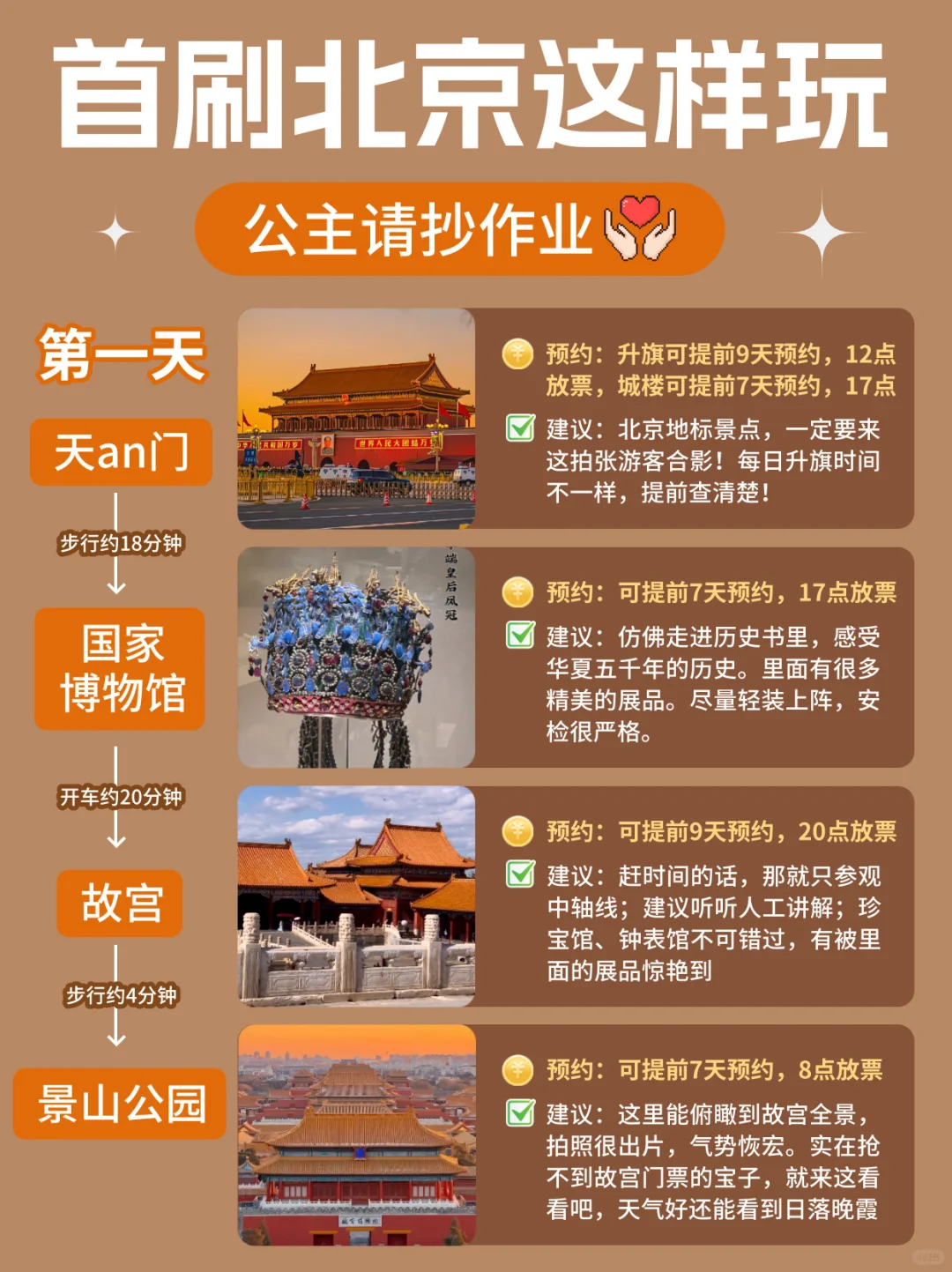 J人做的北京攻略....这也太详细到位了吧！