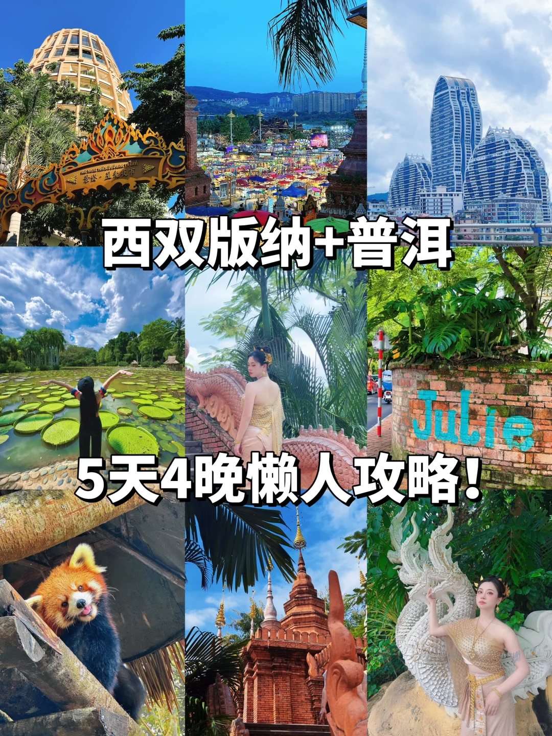 西双版纳➕普洱5天4晚懒人攻略！