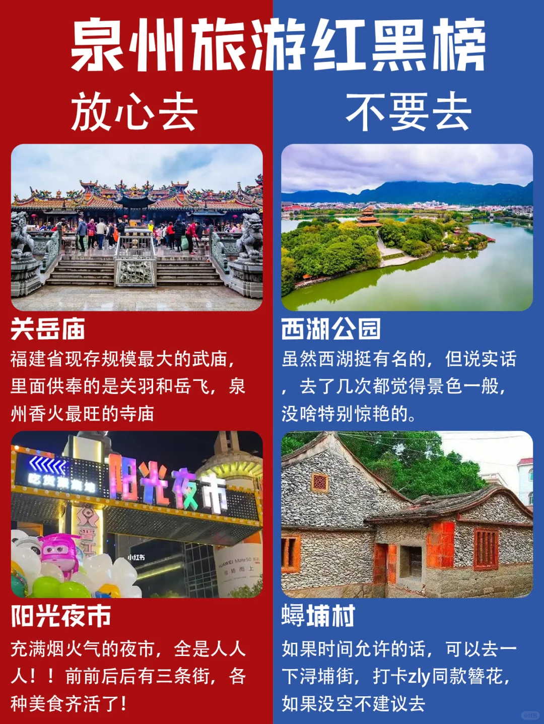 写给11-12来泉州的姐妹！！很全避雷攻略…