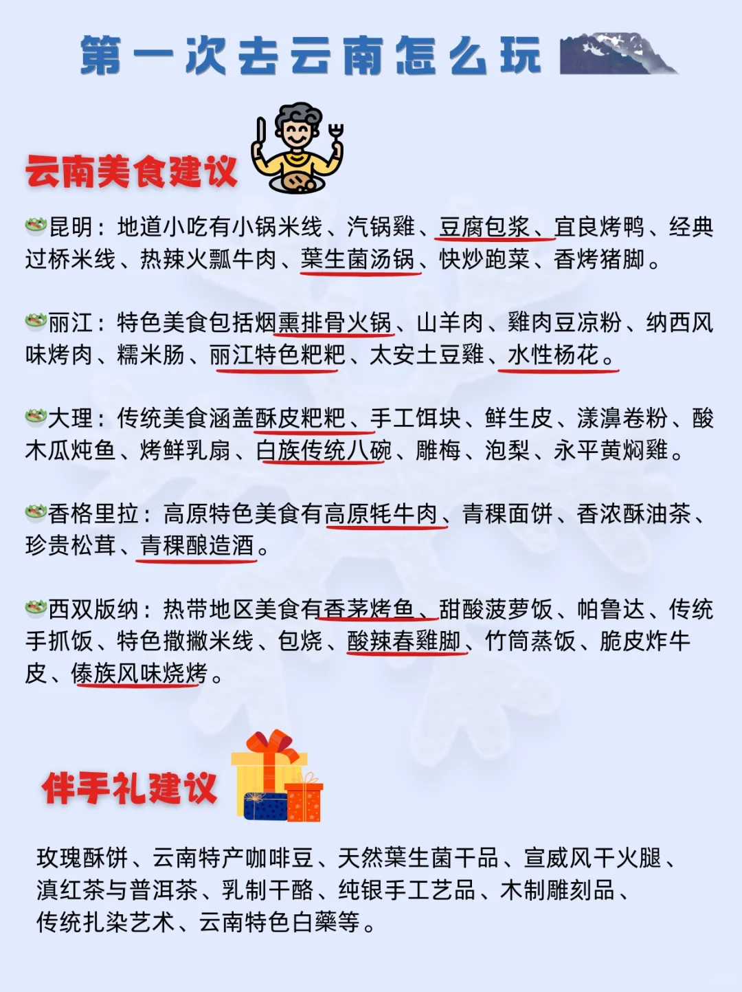 春节去云南旅游的宝子们，旅游攻略已就绪✅