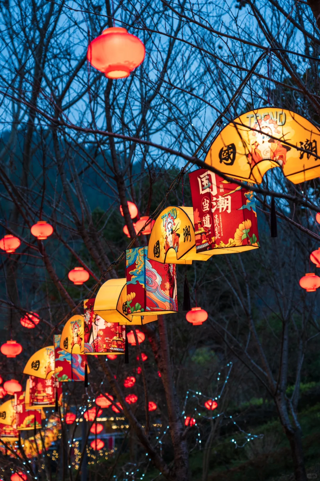 🏮黔江灯会就是天庭过年的样子吧