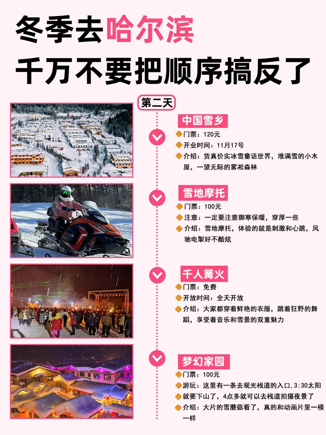 哈尔滨长白山旅游攻略🔥6天5晚详细攻略！