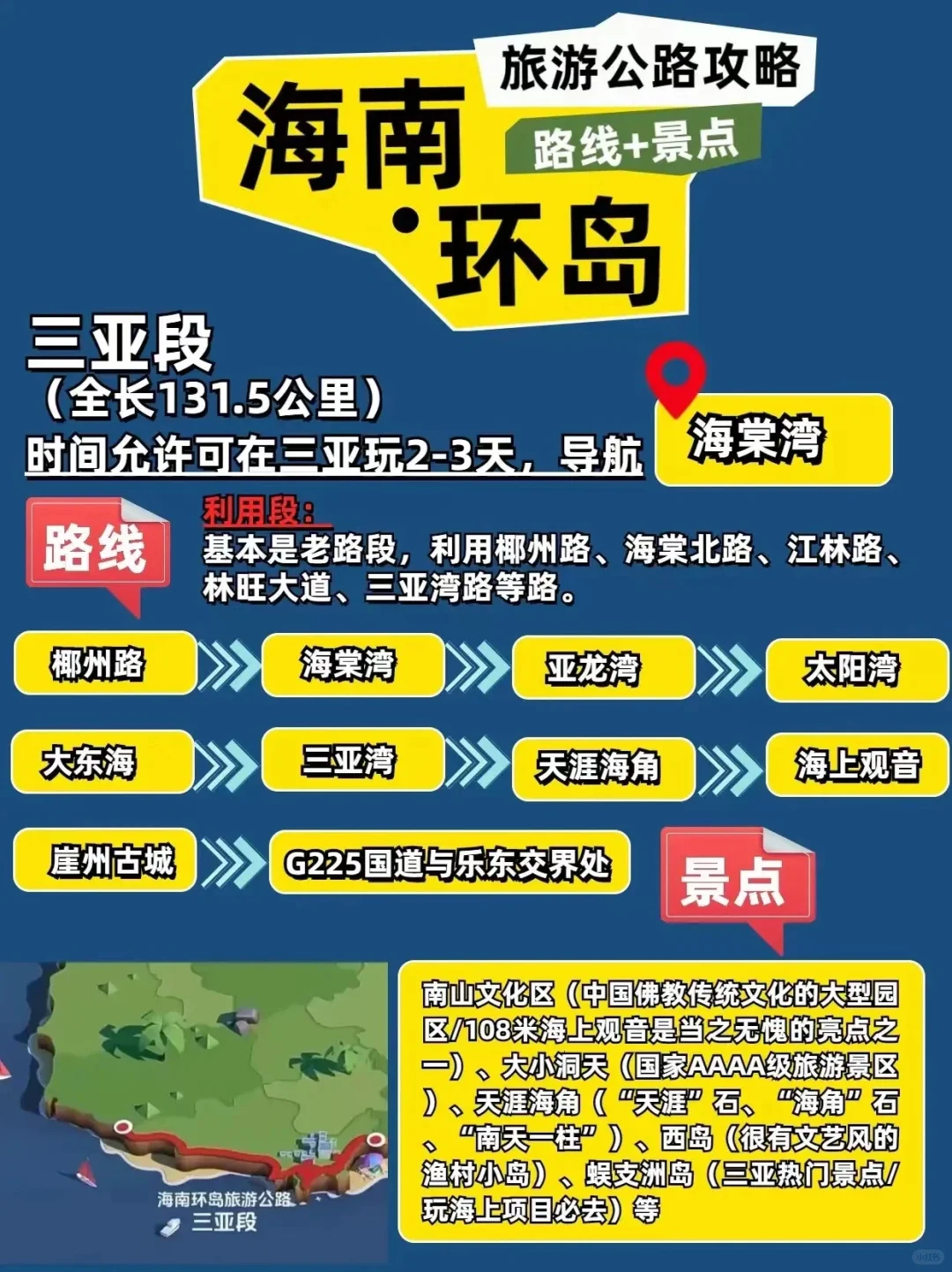 海南环岛旅游公路应该怎么导航？一篇讲清楚