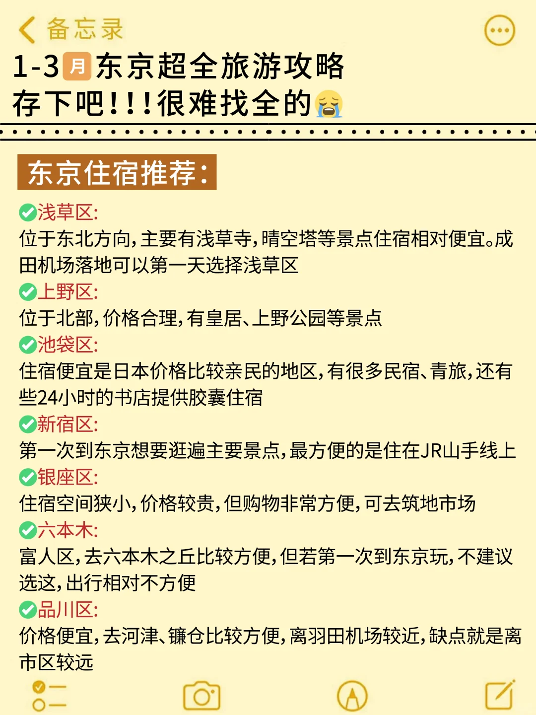 希望第一次去东京的姐妹👭都能刷到这篇‼️