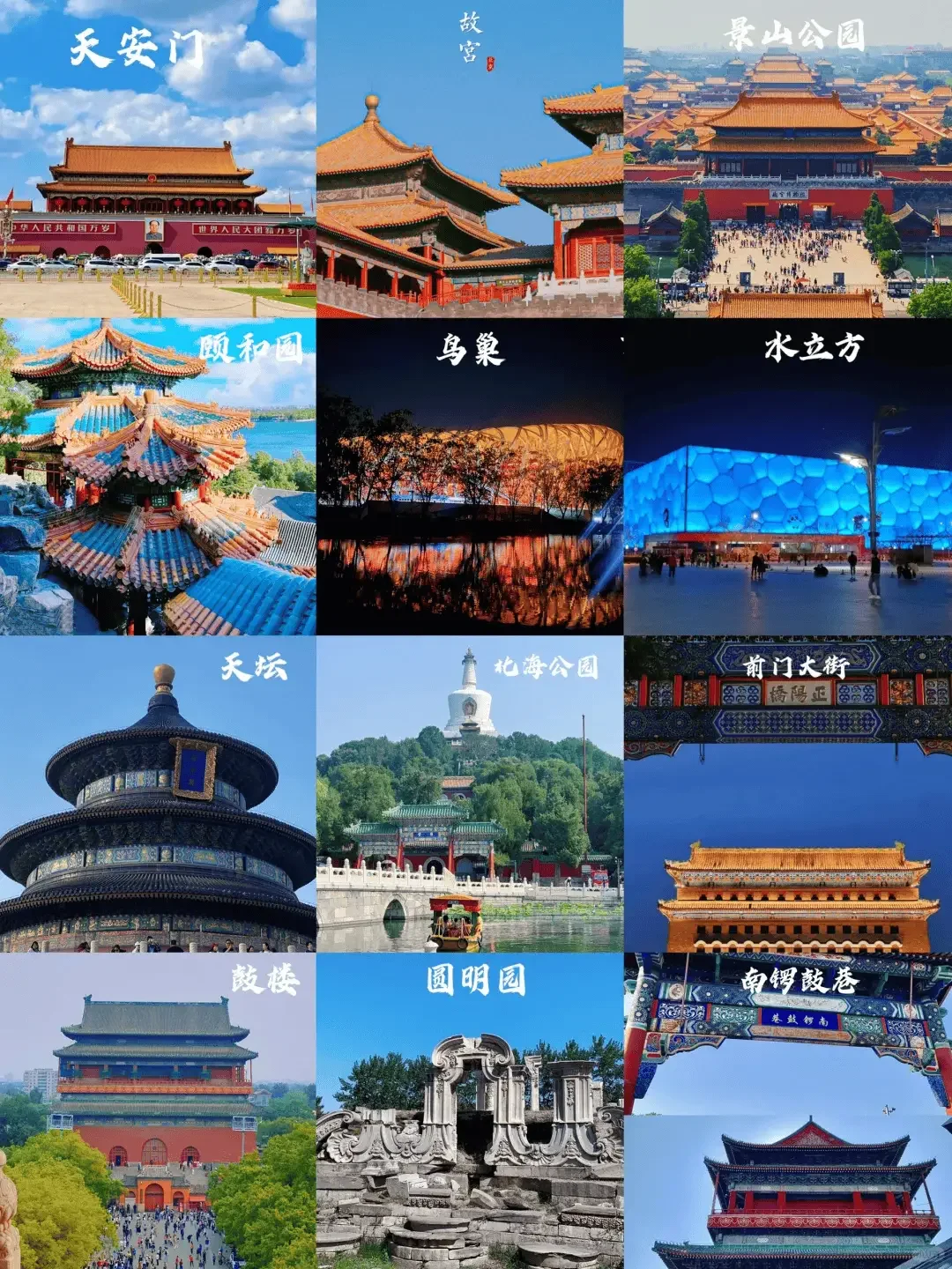 纯粹的北京旅游攻略干货 5日游人均1K+💰