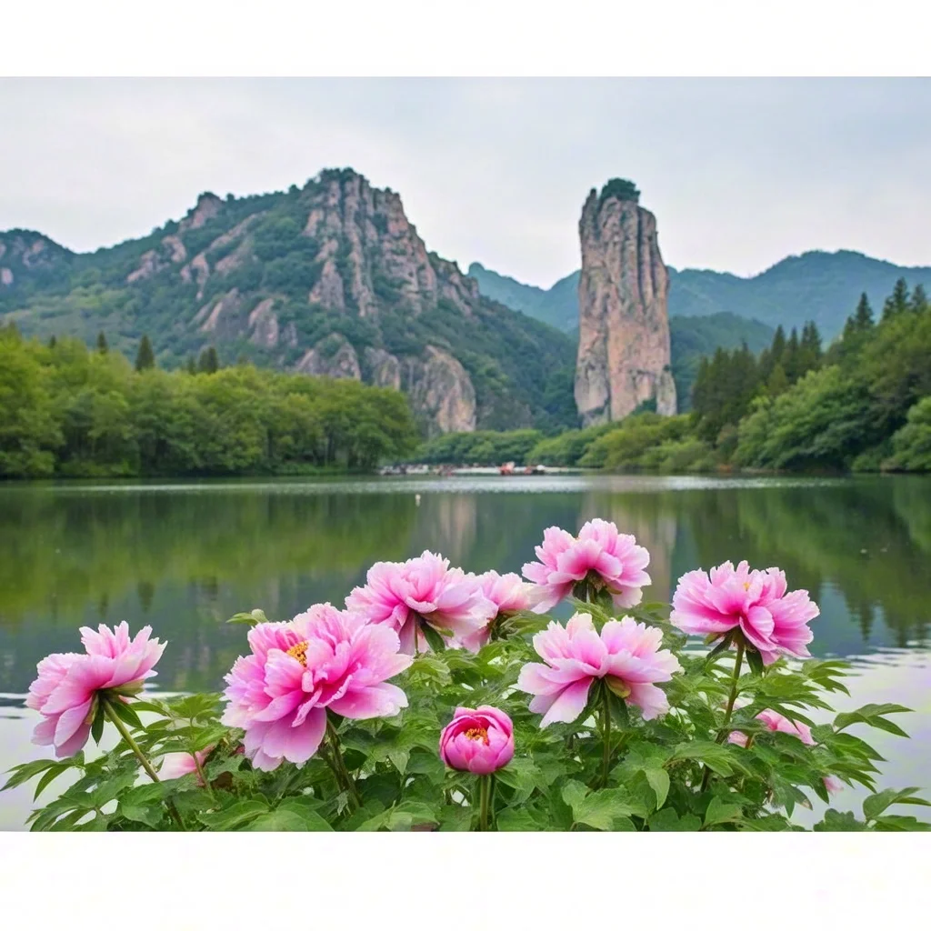 假如缙云仙都种满了牡丹