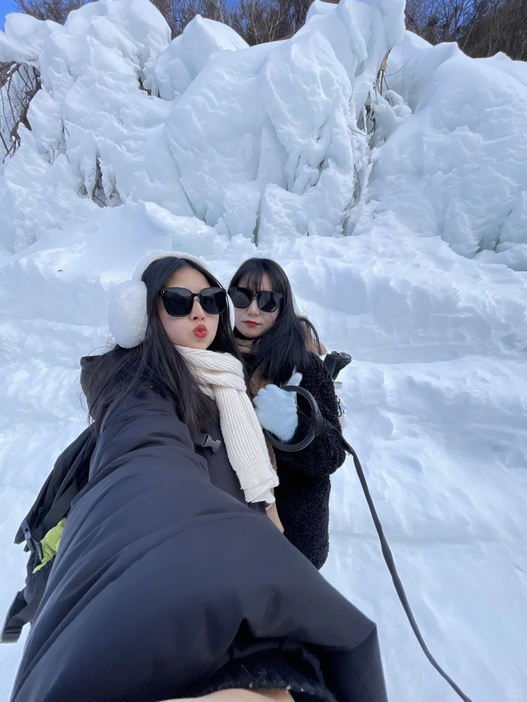 西安出发1.5h🚗绝美冰湖冰瀑🧊(巨震撼！！