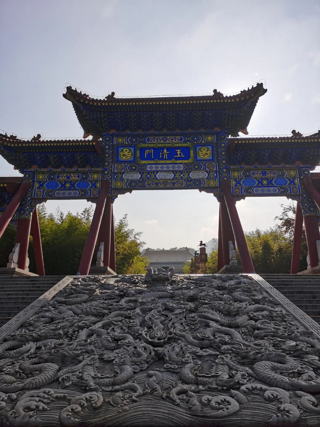 西安周边游:周至县 古楼观 老子亲植银杏