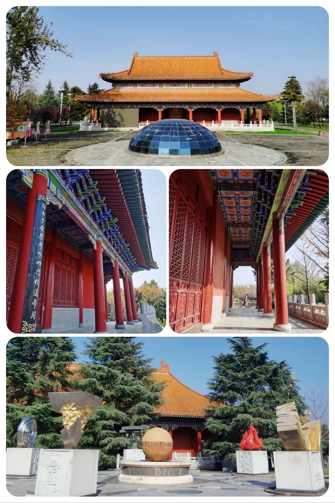 西安周边游:周至县 古楼观 老子亲植银杏