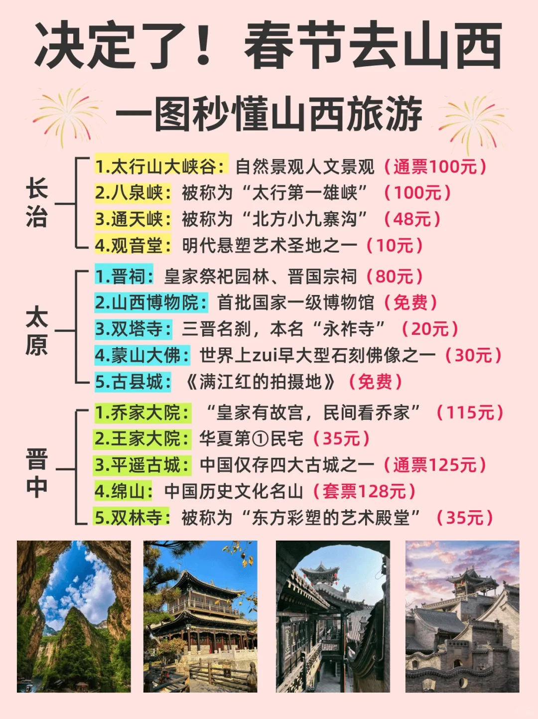 我决定了！这个春节就去山西旅游🙋‍♀️