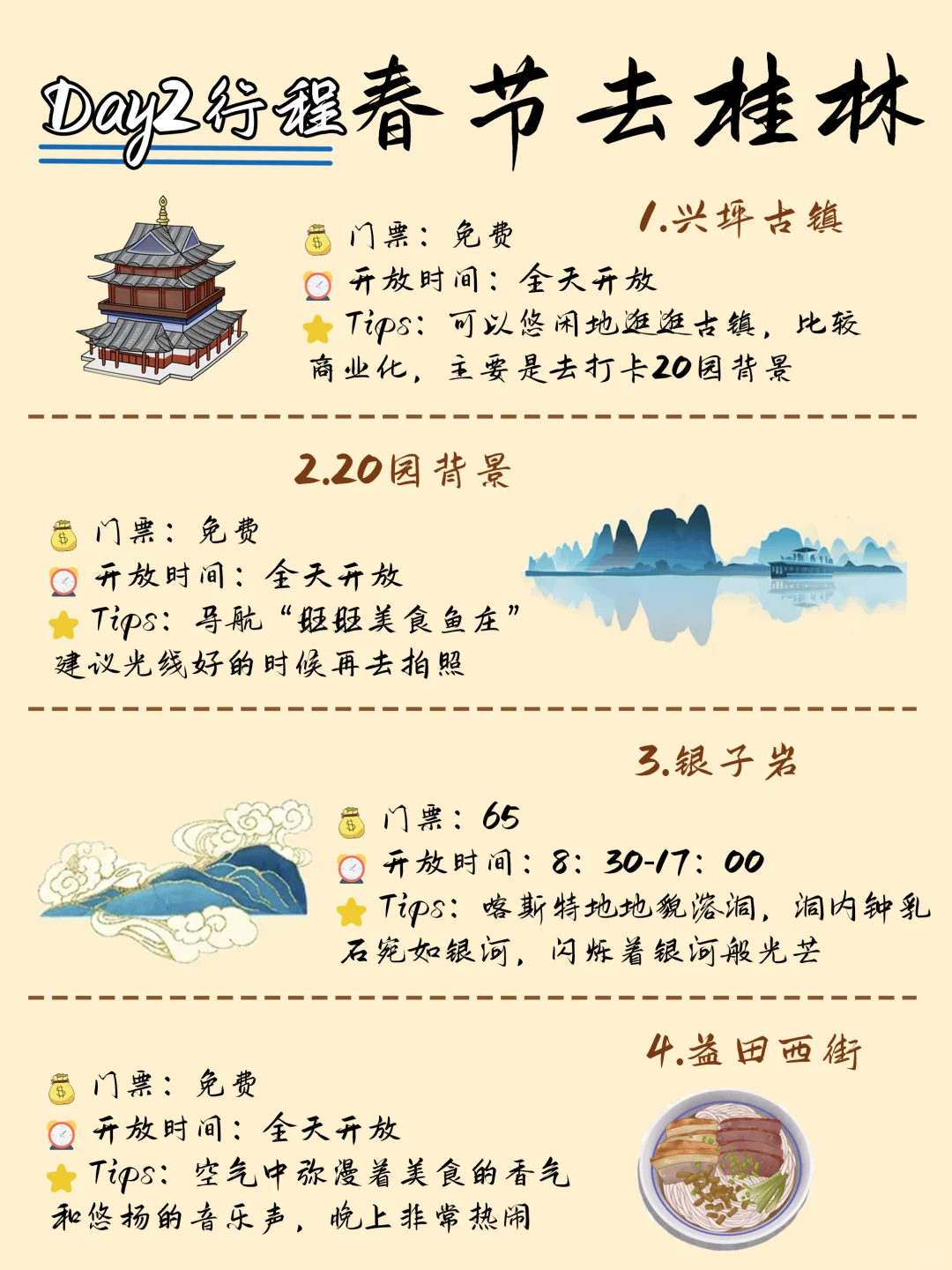 天哪！终于有人把桂林旅游攻略说明白了