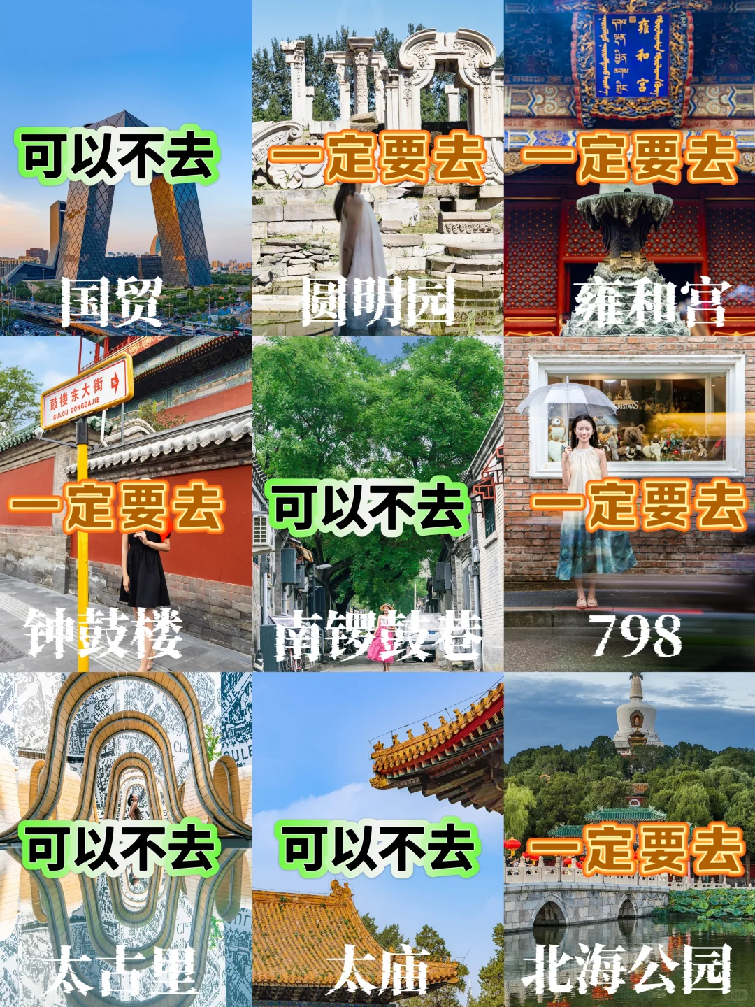 北京会惩罚每一个不做攻略的人📝‼️