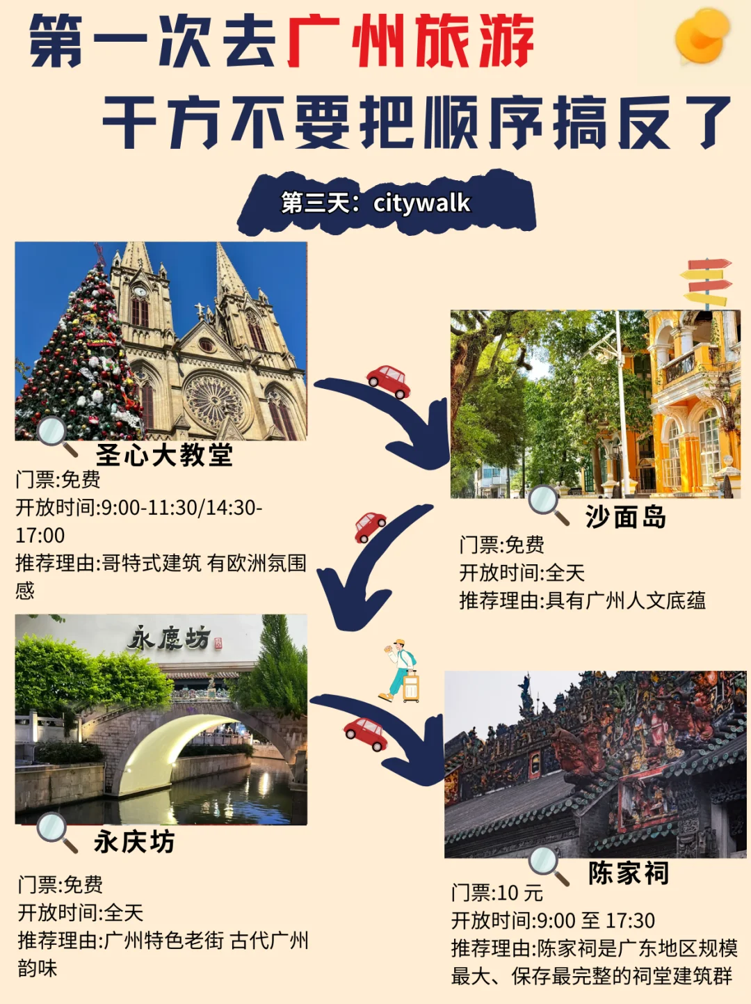 首次去广州耍！本地人告诉你游玩顺序，很详