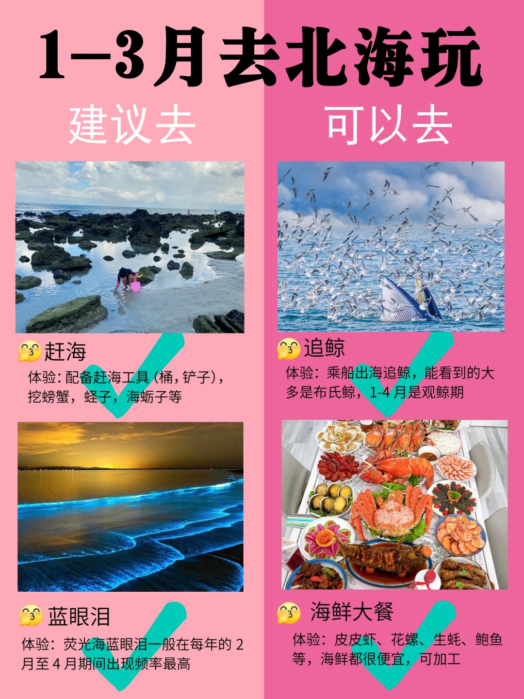 北海1-3月景点黑红榜📍建议去🆚不建议去