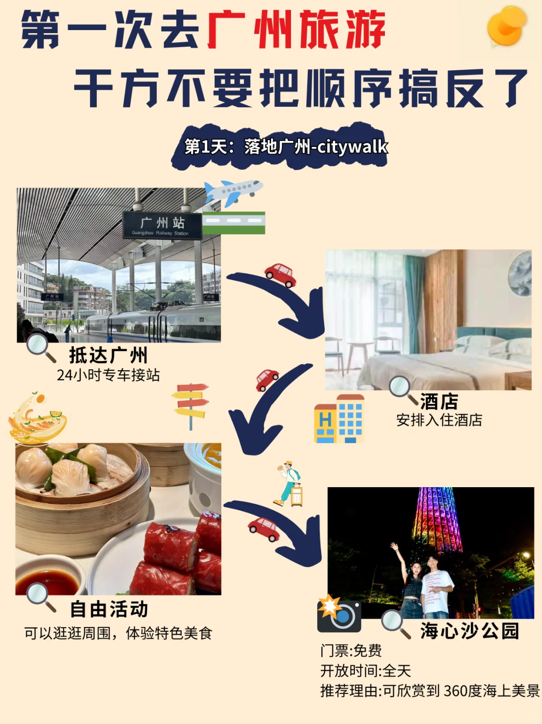 首次去广州耍！本地人告诉你游玩顺序，很详