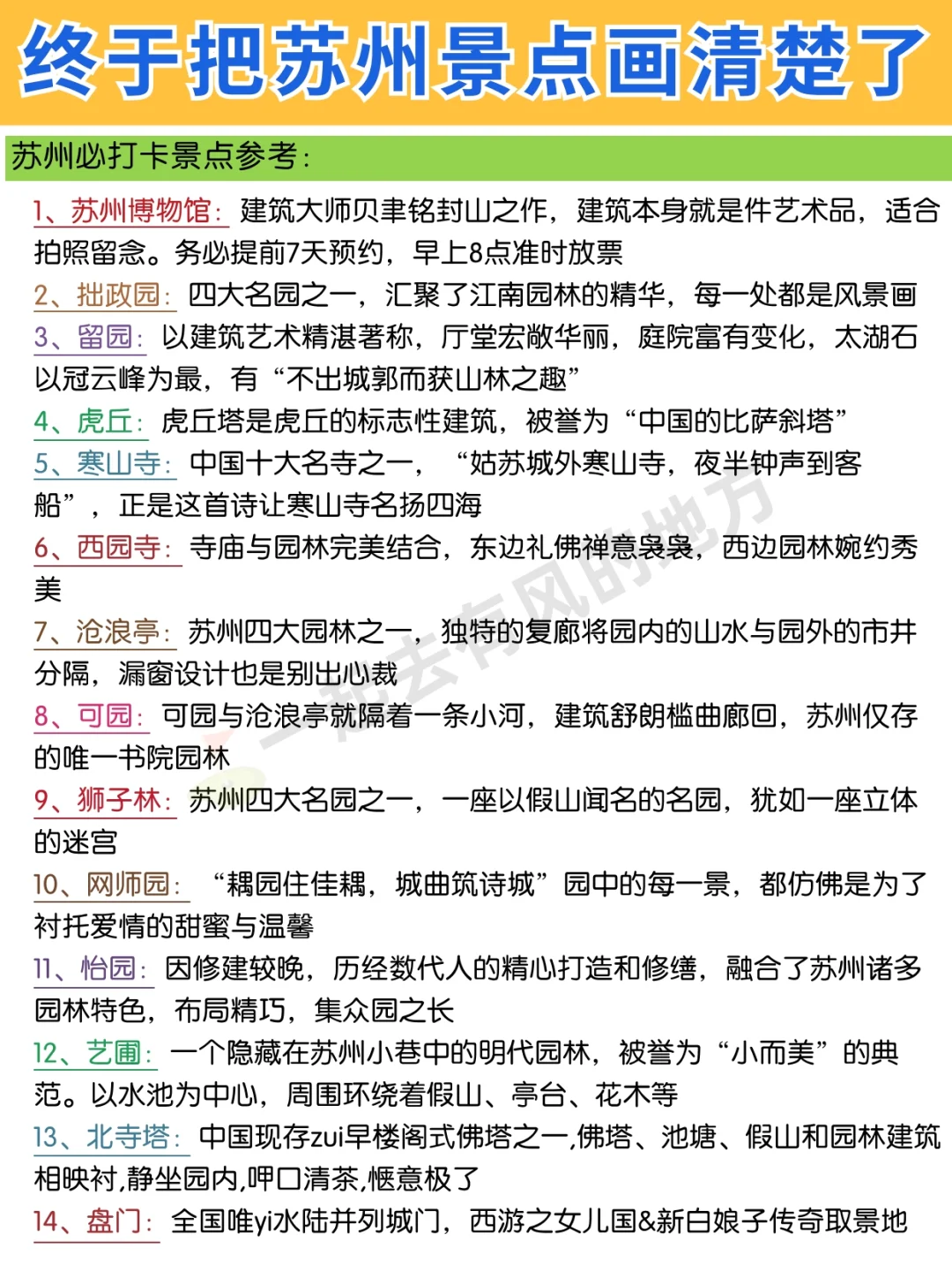 终于把苏州旅游说清楚❗️出行游玩一篇搞定