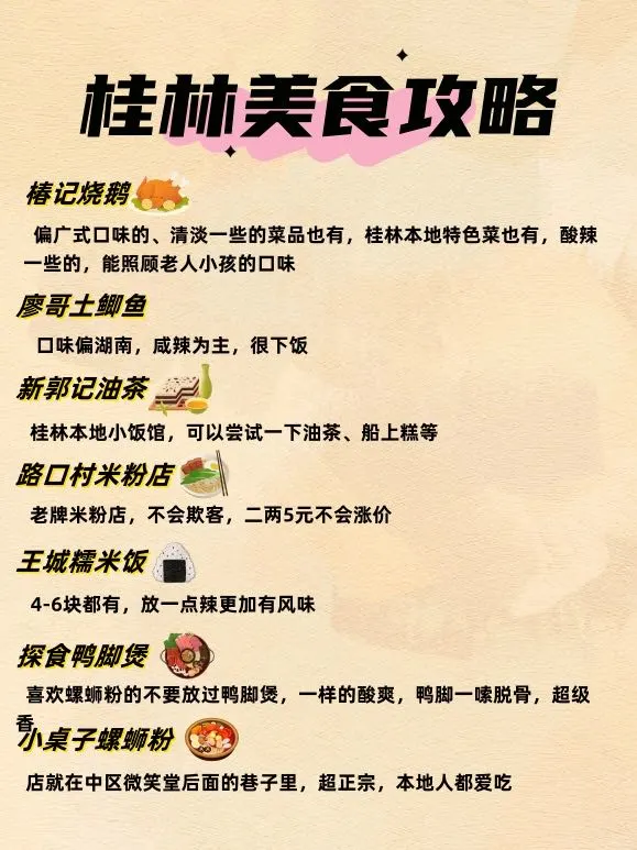 终于有人把桂林景点讲清楚了！超实用✅