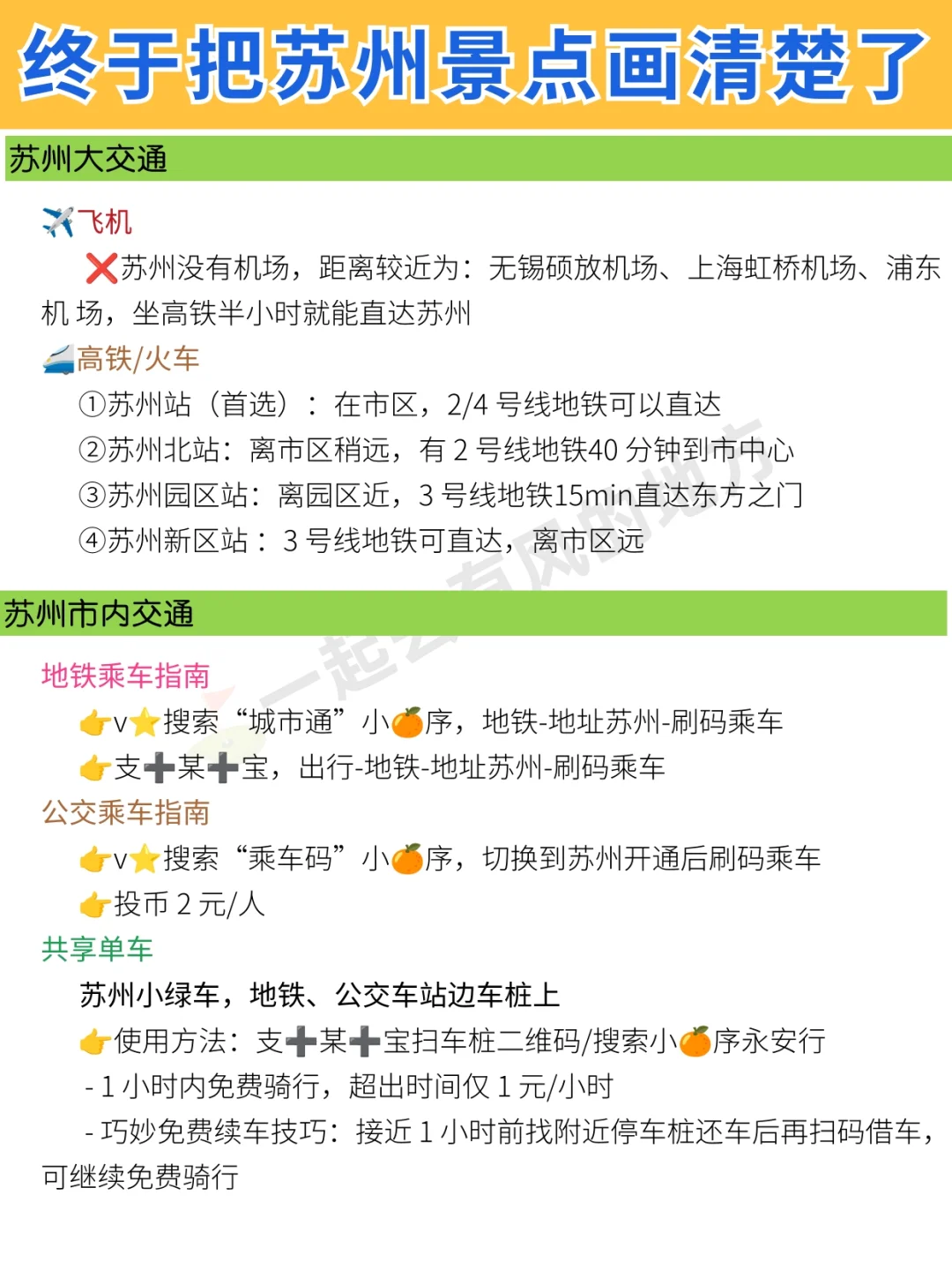 终于把苏州旅游说清楚❗️出行游玩一篇搞定