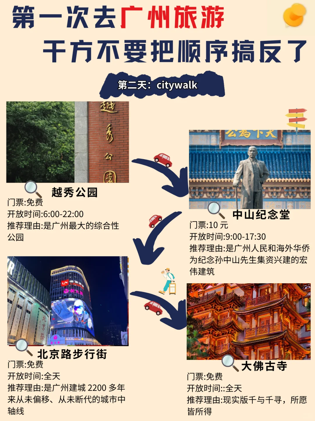 首次去广州耍！本地人告诉你游玩顺序，很详