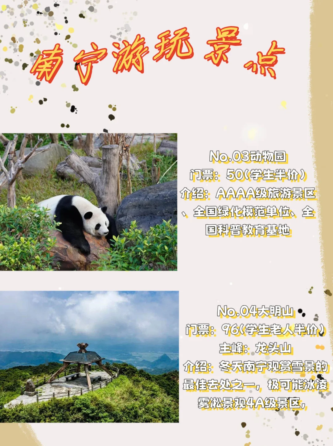 来南宁最值得去的几个景点，各位去过几个？