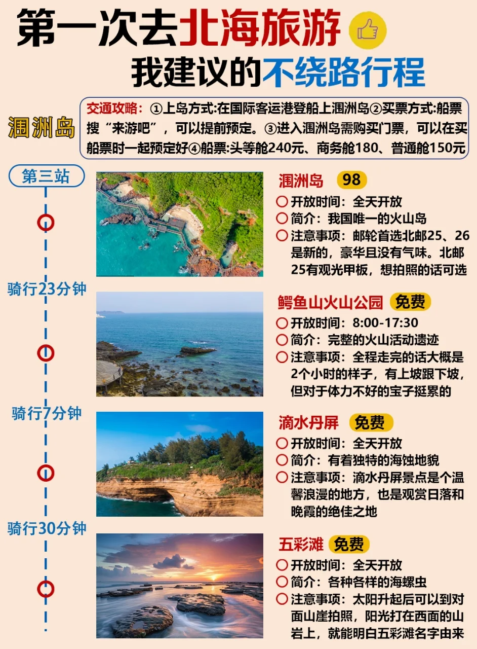 北海旅游攻略💕附正确游玩顺序+超全避坑