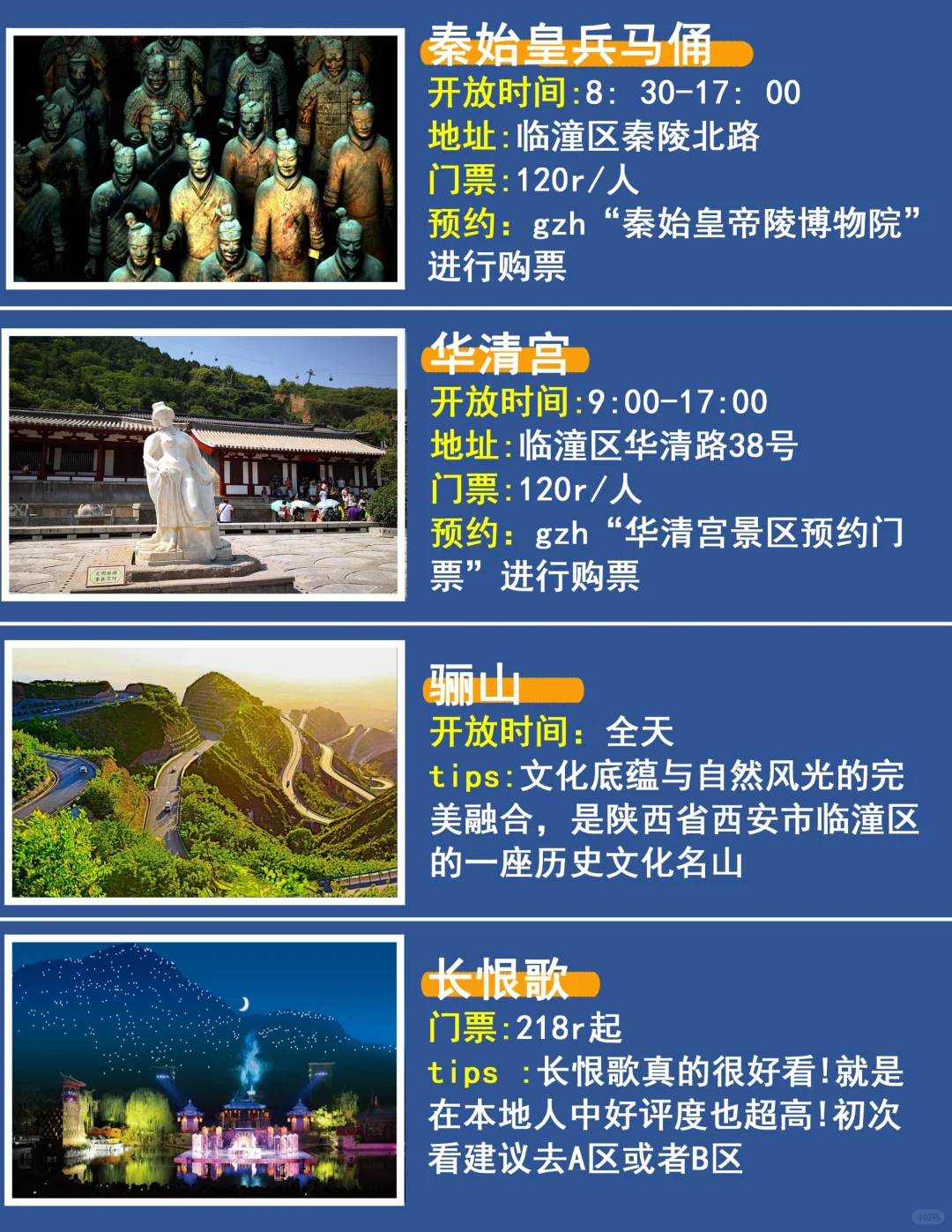 本地人附西安各区域超全💯景点攻略