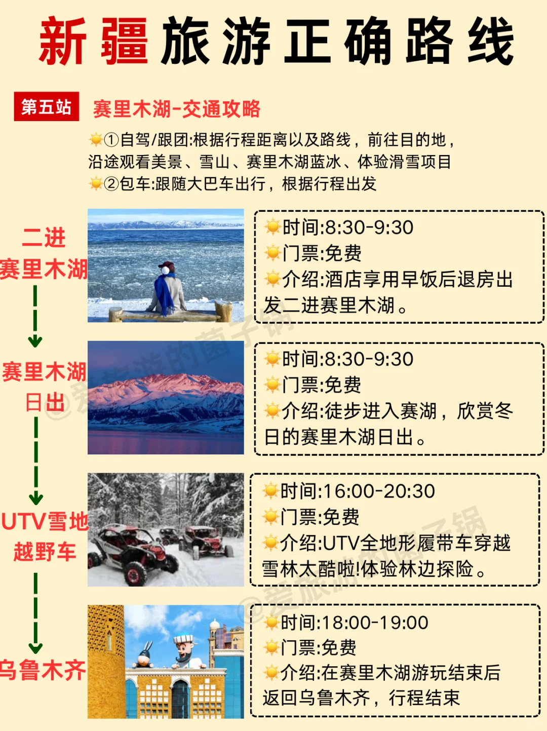 2025新疆旅游攻略✅不绕路正确路线