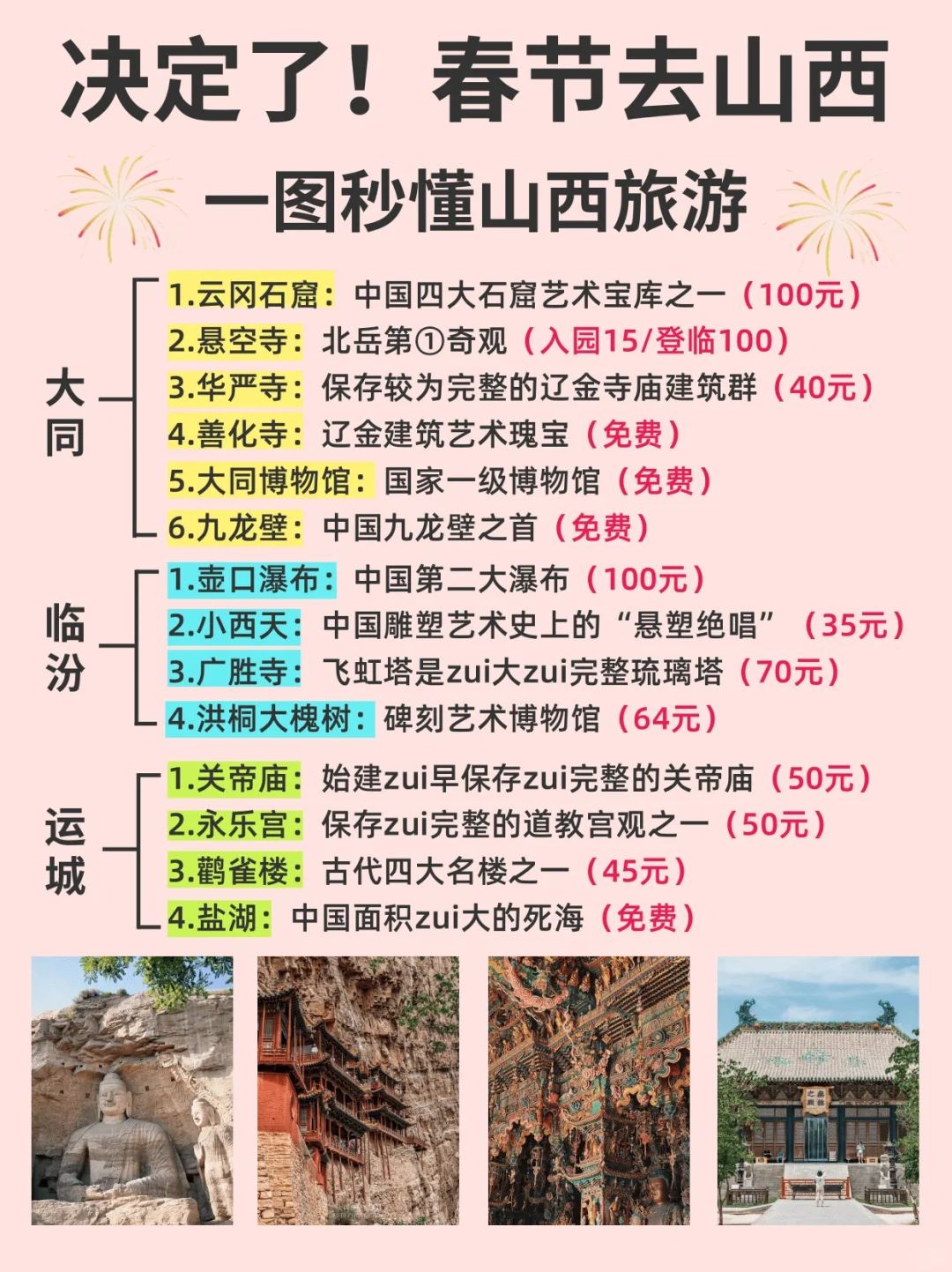 我决定了！这个春节就去山西旅游🙋‍♀️