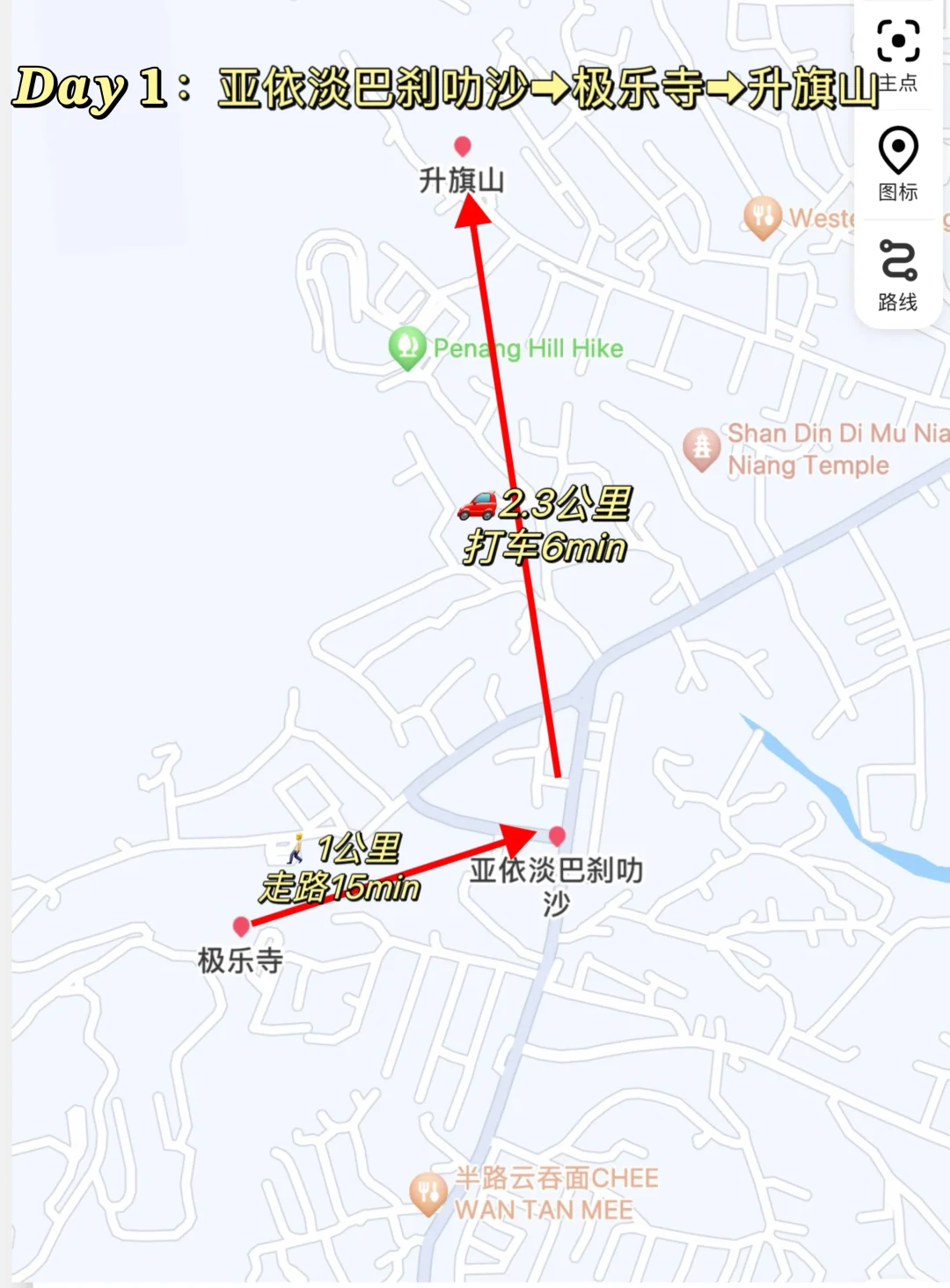 槟城3天怎么玩‼️保姆级攻略！