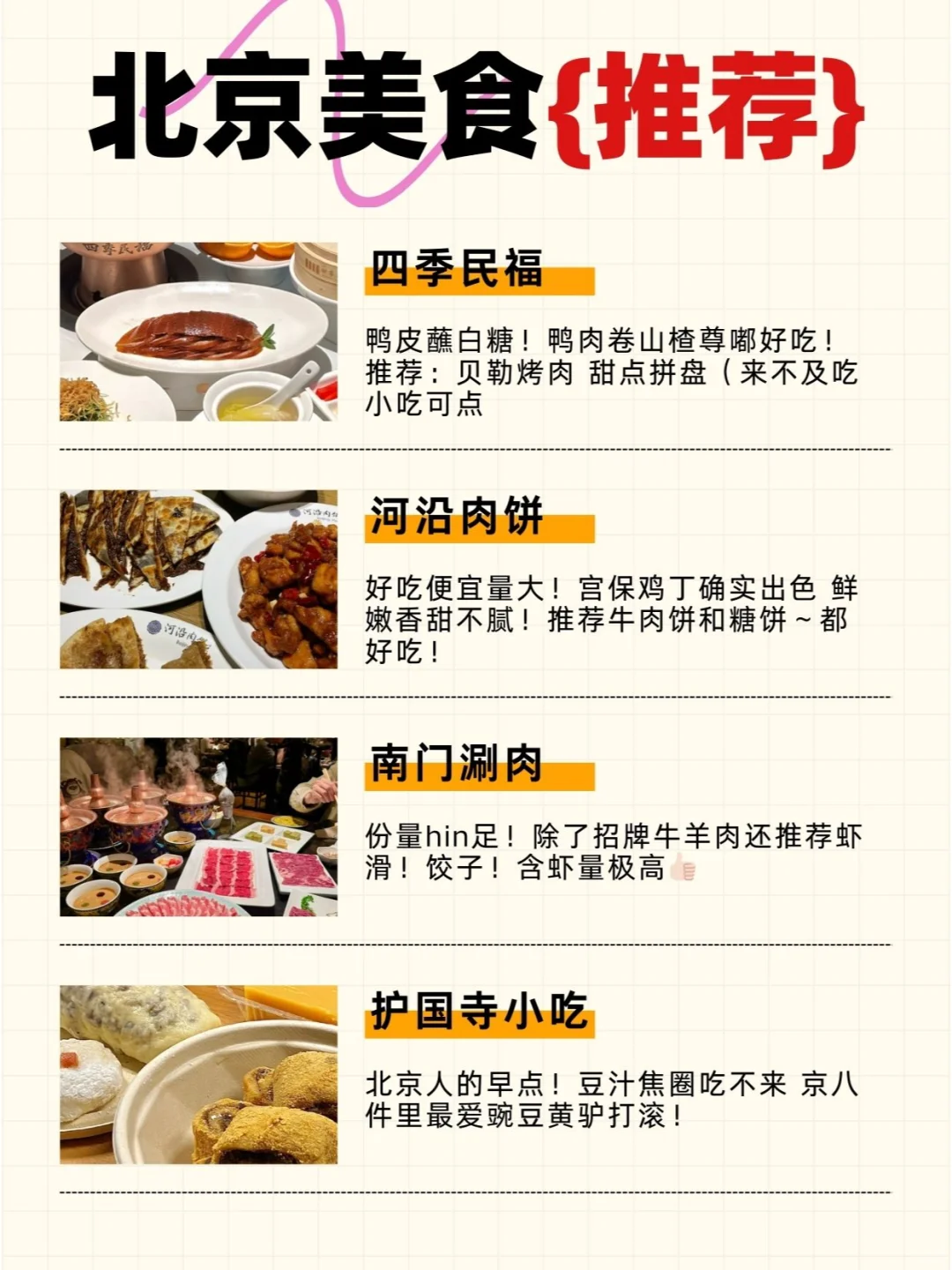 北第一次去北京的姐妹👭直接来抄作业吧 -