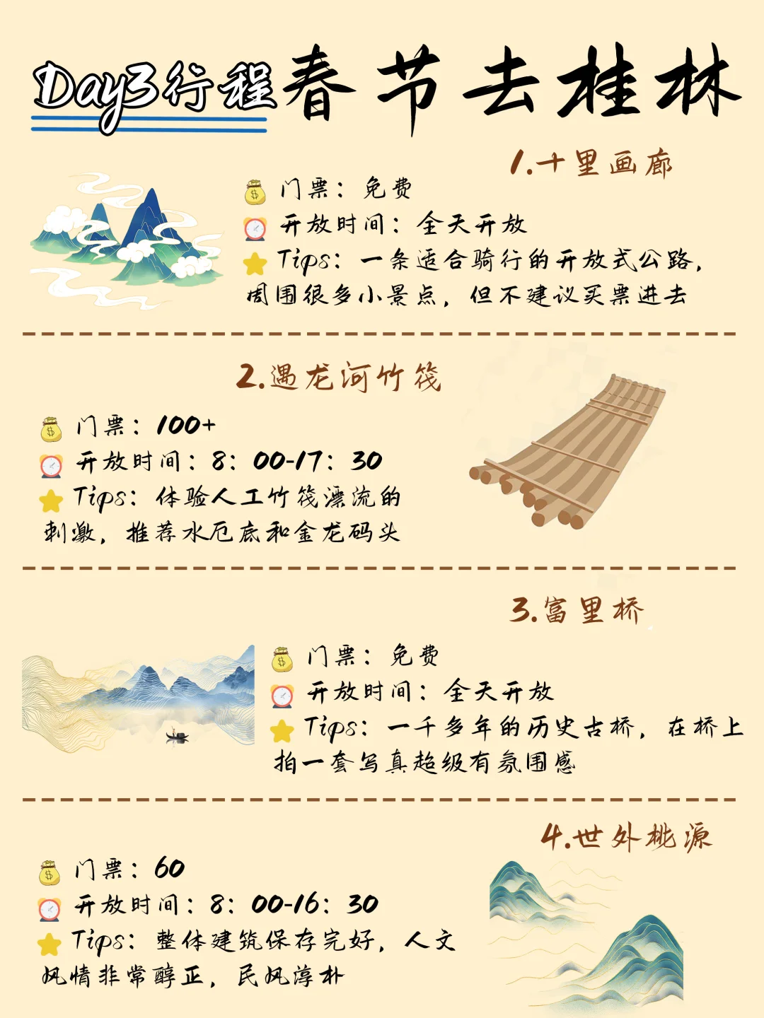 天哪！终于有人把桂林旅游攻略说明白了