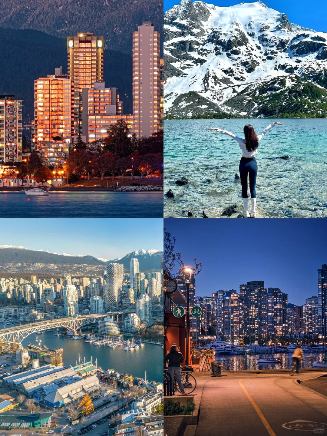 一图秒懂｜温哥华景点地图❗旅行打卡清单🧾