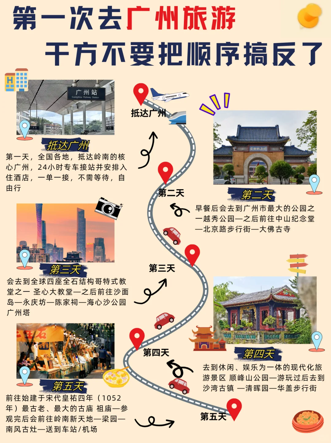 首次去广州耍！本地人告诉你游玩顺序，很详