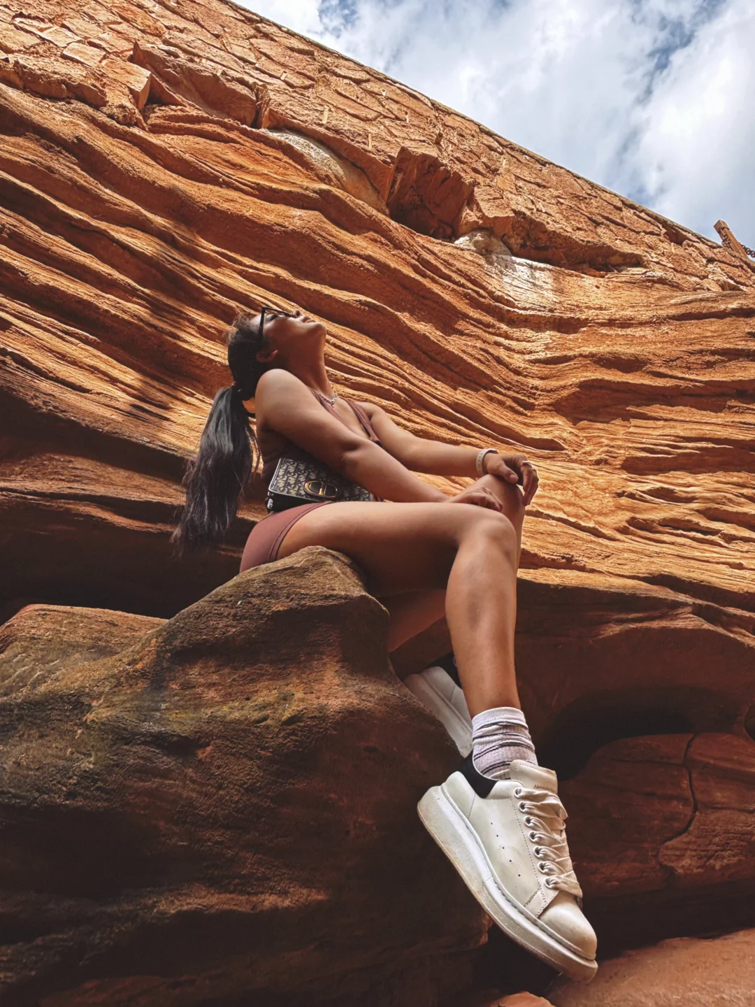 红石峡这样拍也太绝了～📷