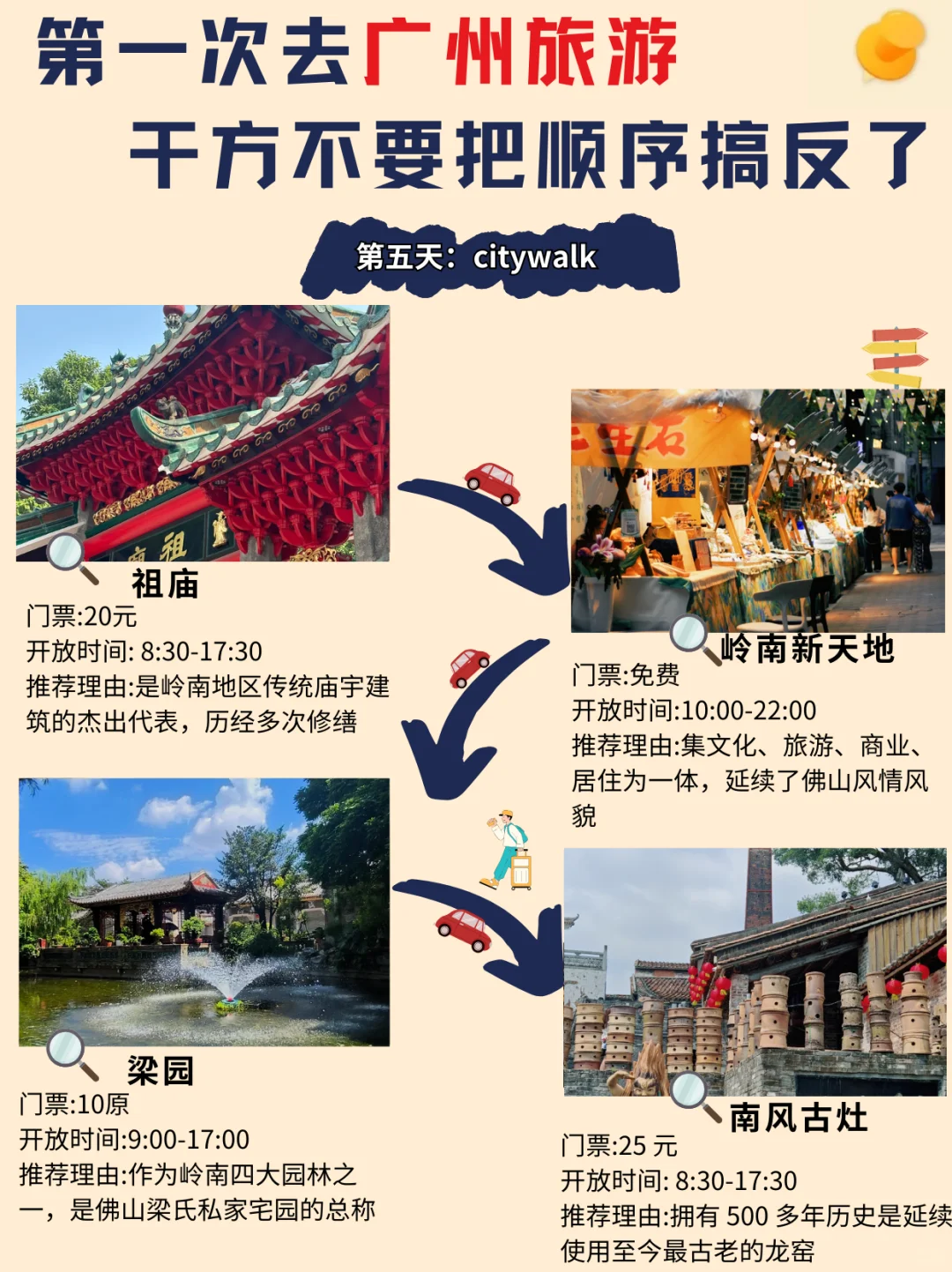 首次去广州耍！本地人告诉你游玩顺序，很详