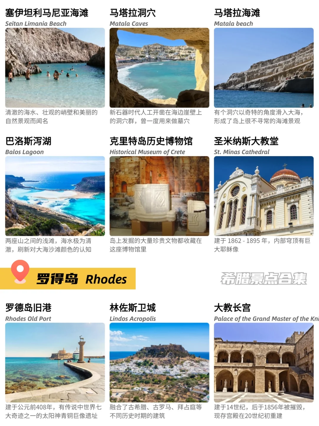 🇬🇷希腊102个景点合集💙💙💙