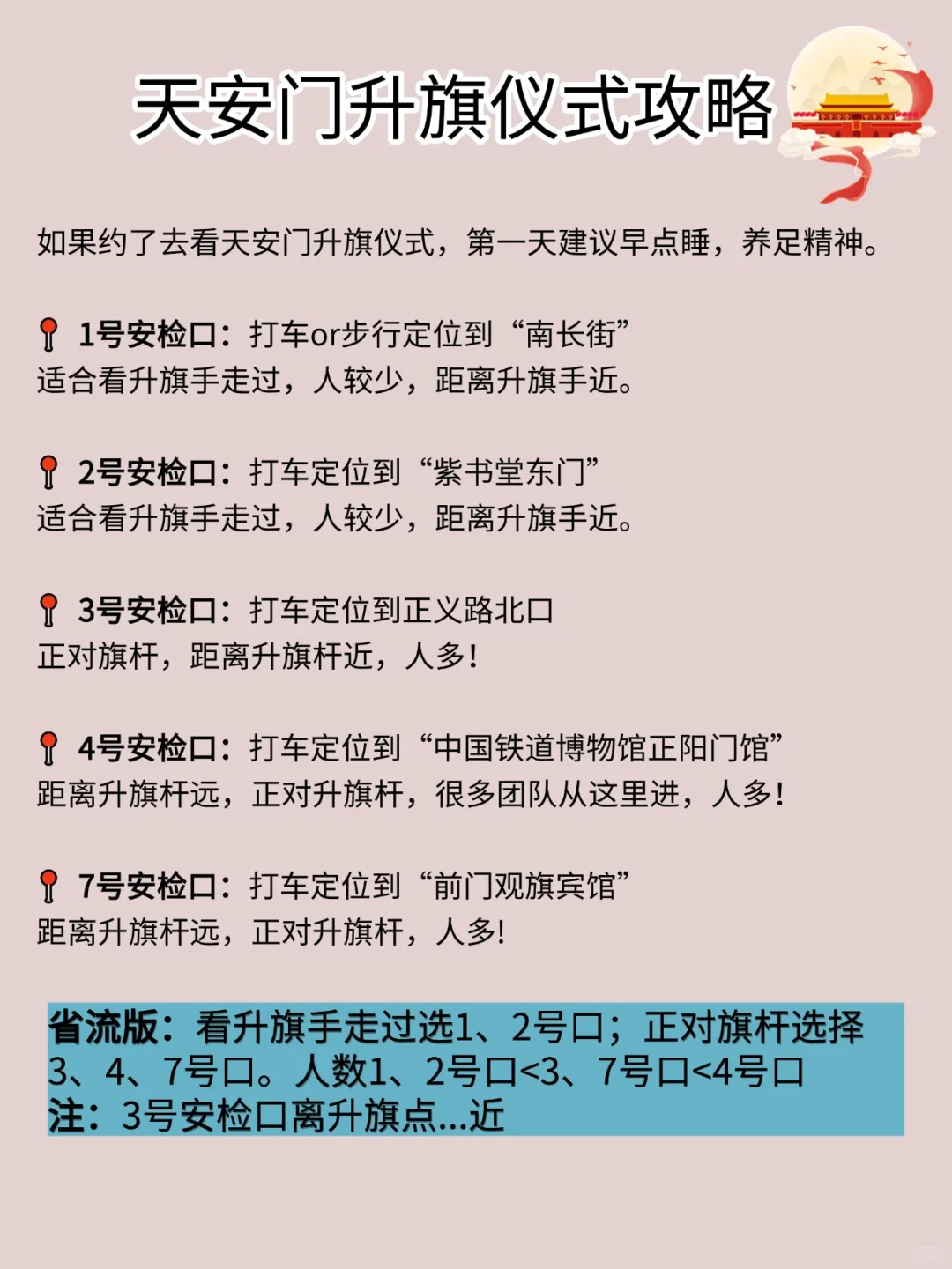 天安门广场及周边预约游玩攻略，包全的‼️