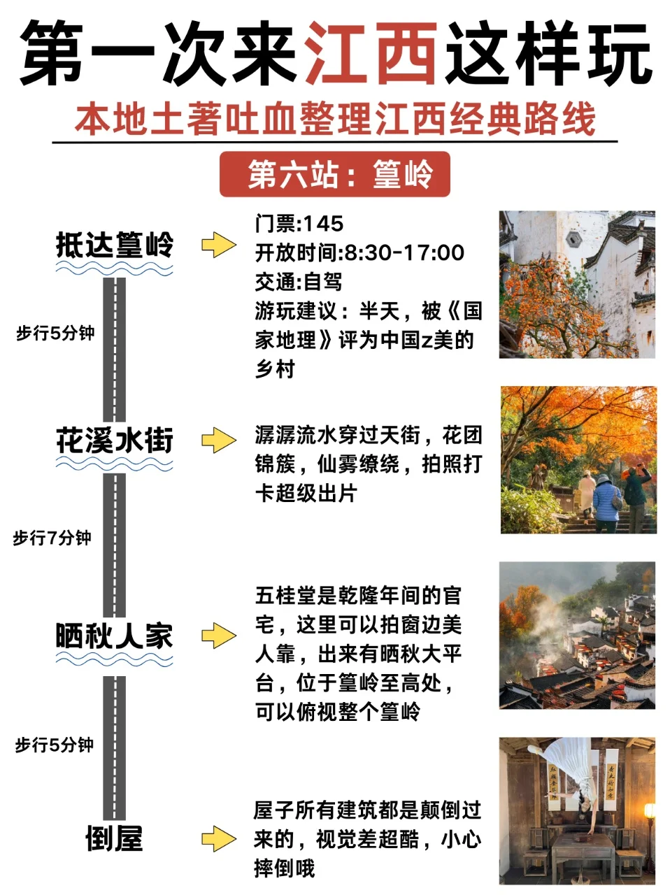 本地人附江西各区域超全💯景点攻略指南