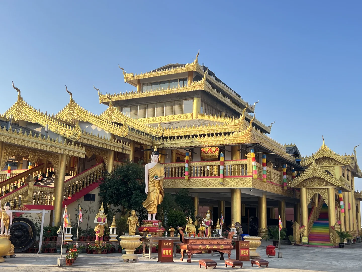 云南·瑞丽·傣王宫总佛寺·姐勒金塔·榕树王