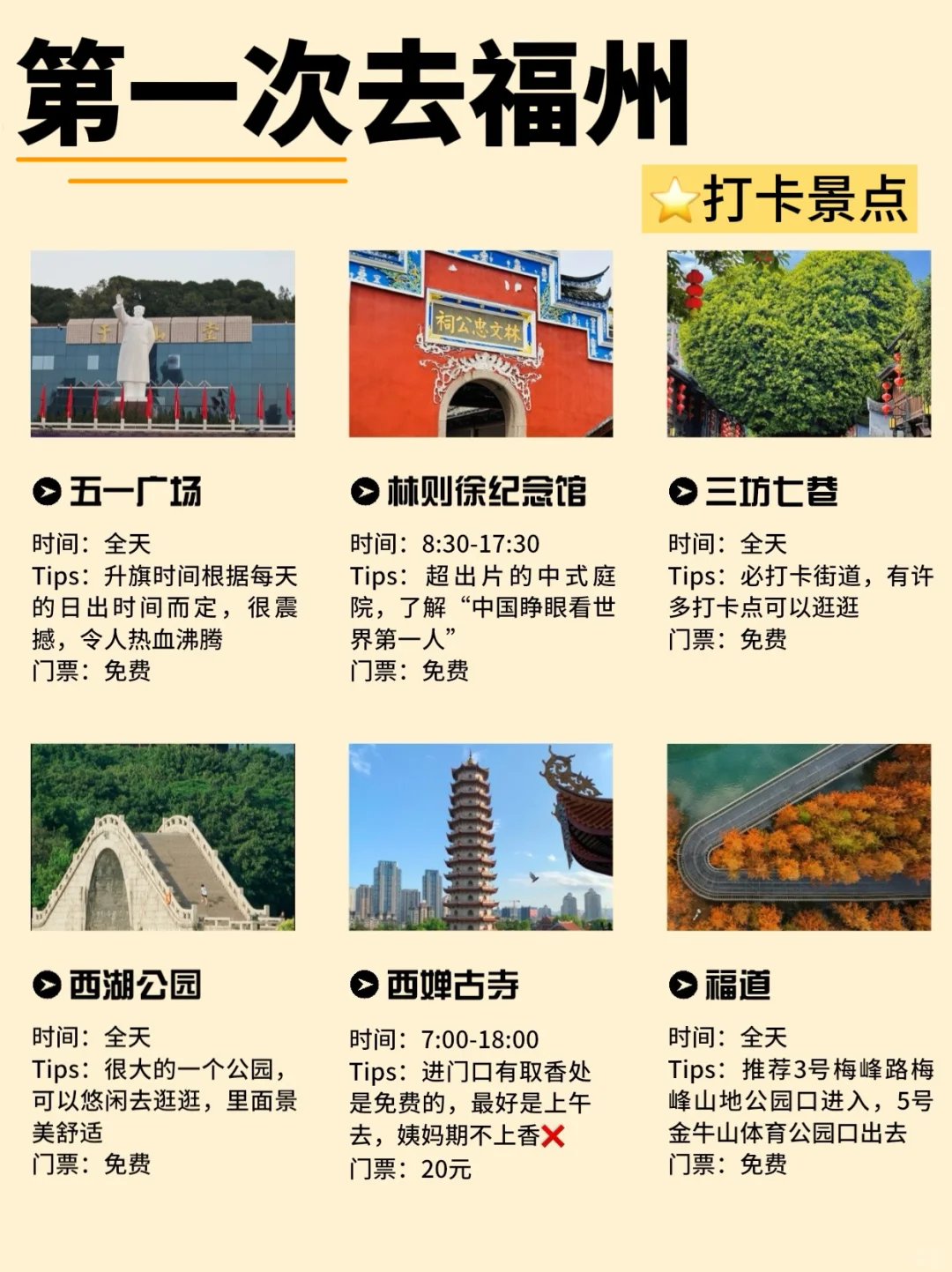 📍福州旅游攻略来咯😭仔细看