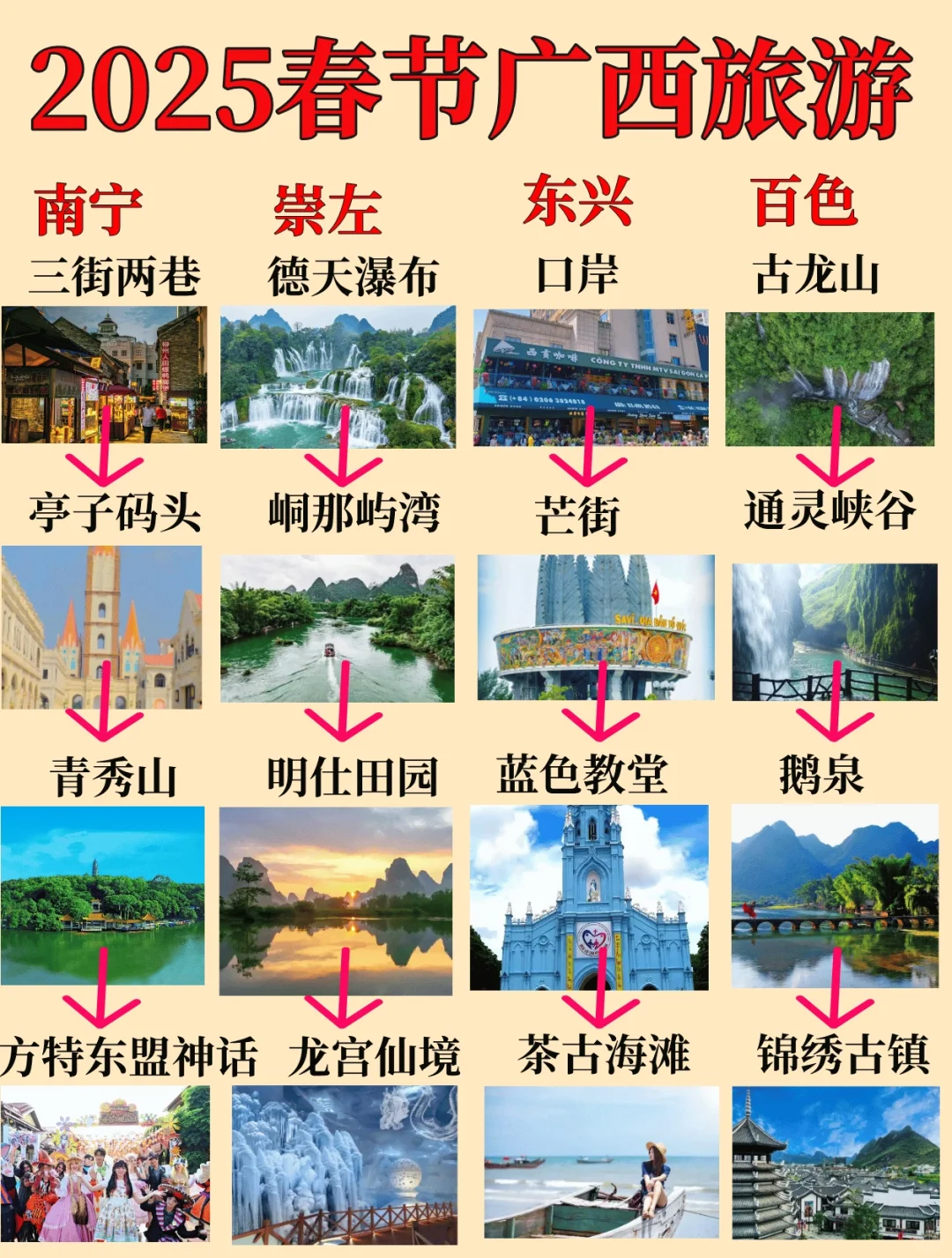 ✨2025，广西旅游超精彩✨春节就这么玩