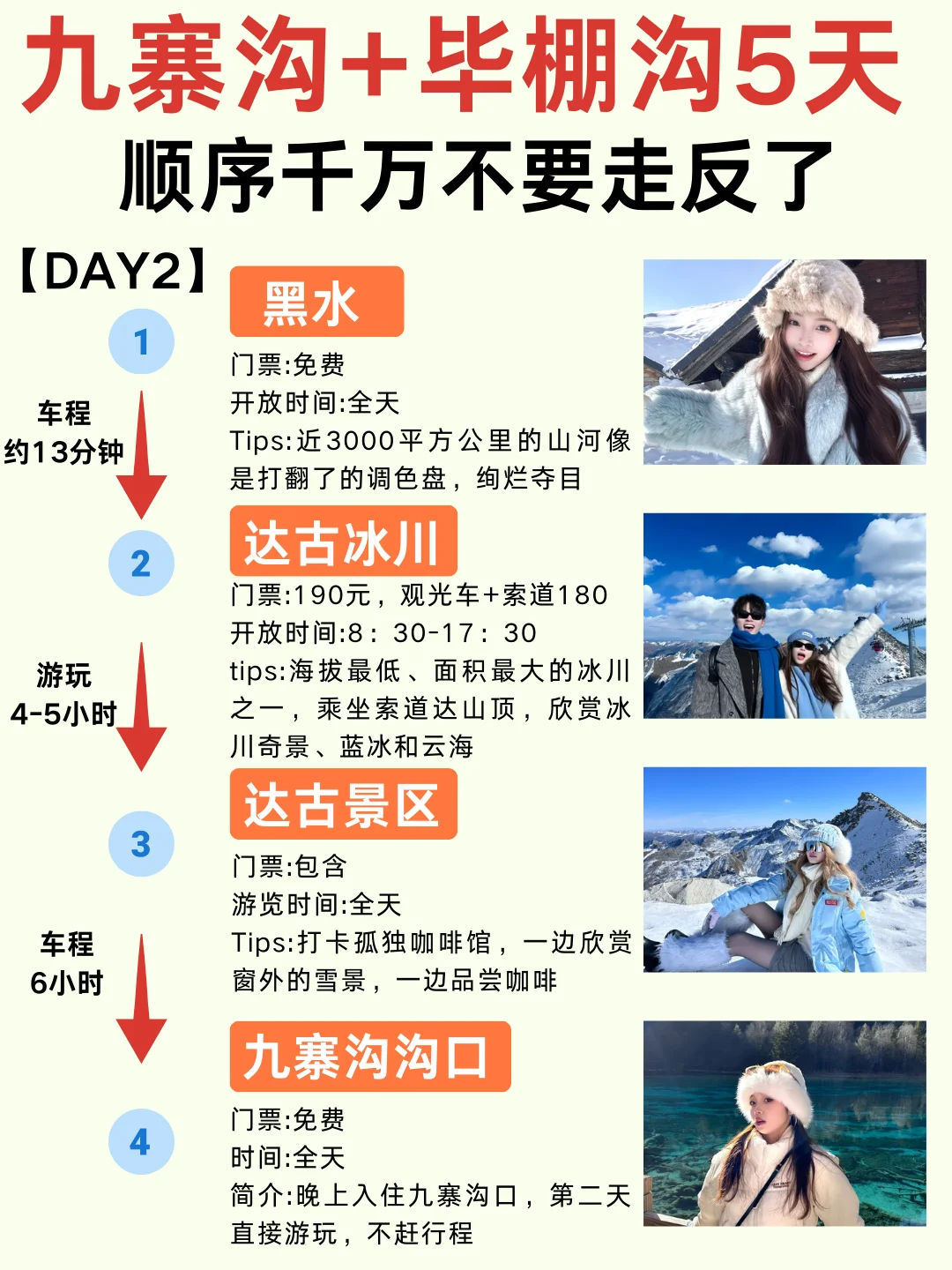 ⛳九寨沟➕毕棚沟5天4晚✅不赶行程攻略