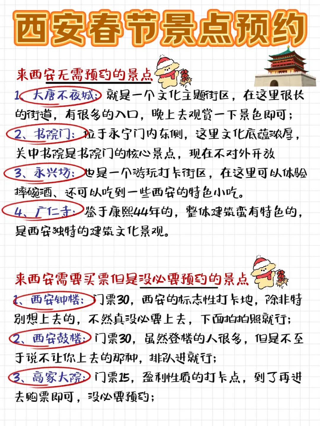 划重点‼️春节不预约景点就白去西安了