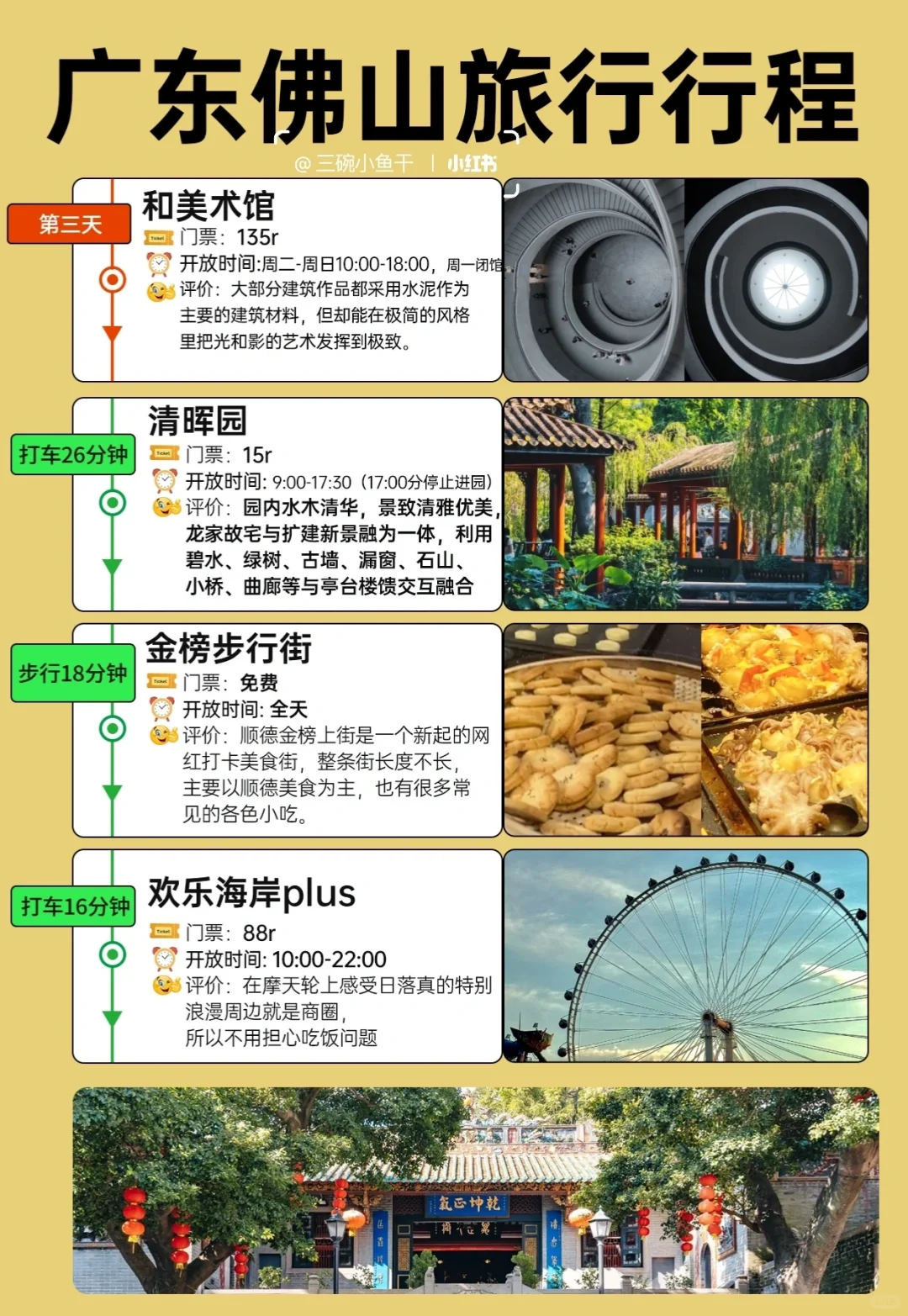 逃离广州计划✈️佛山3⃣️天2⃣️夜旅游攻略