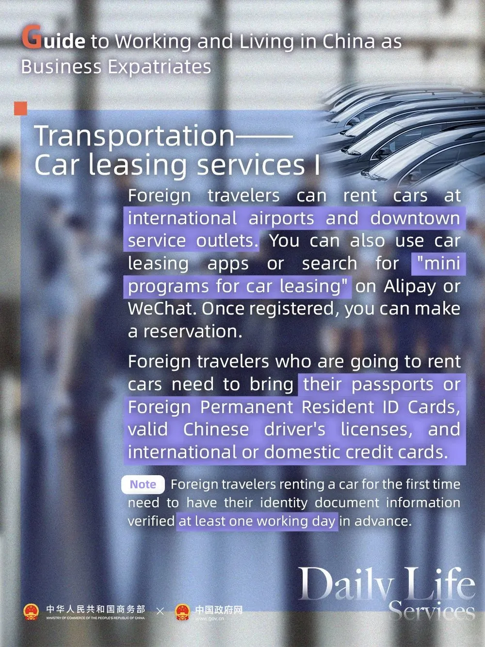 实用转发!给外国朋友的在华生活攻略👍