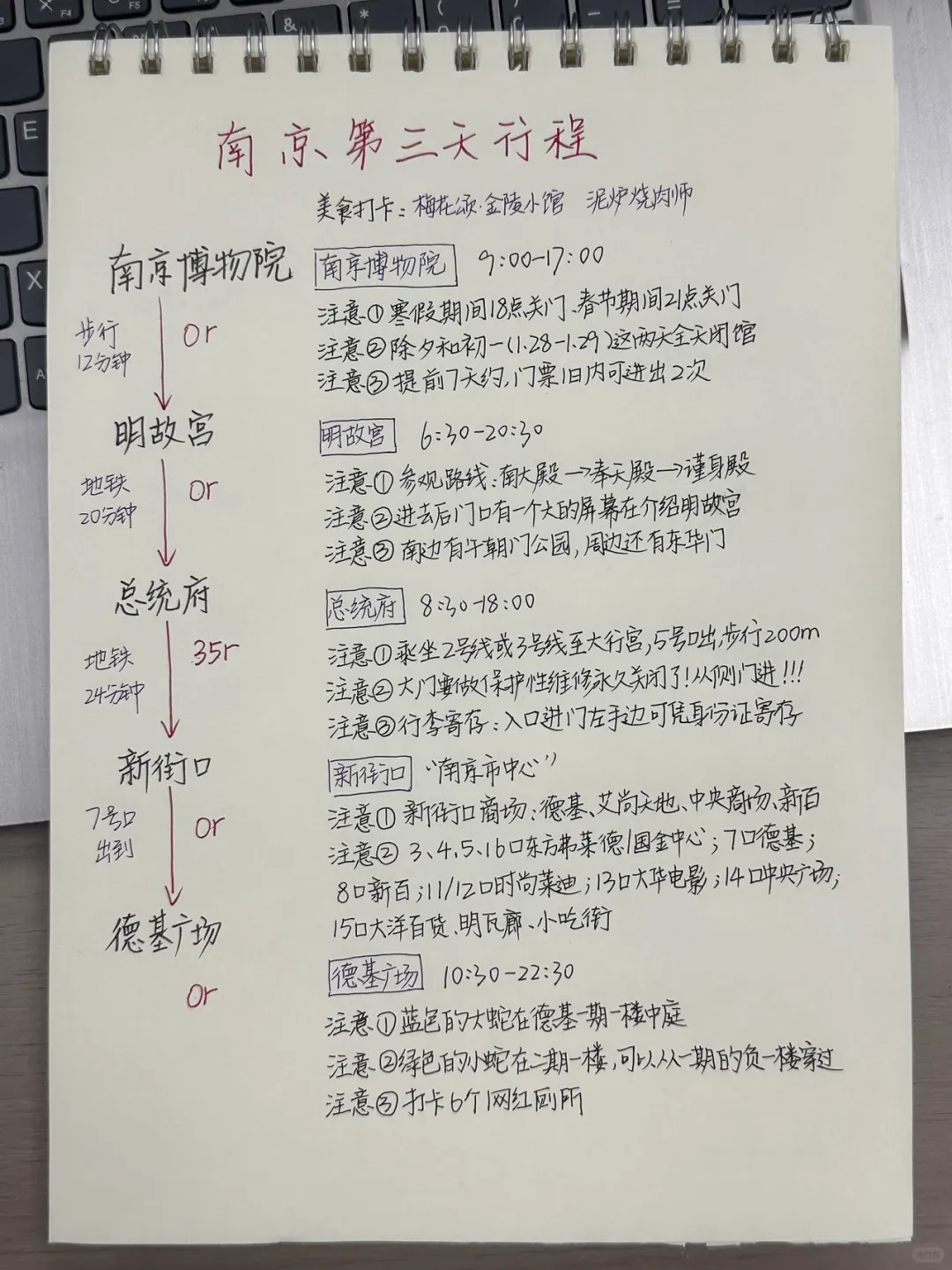 被自己花了一整晚做的南京攻略满意哭了