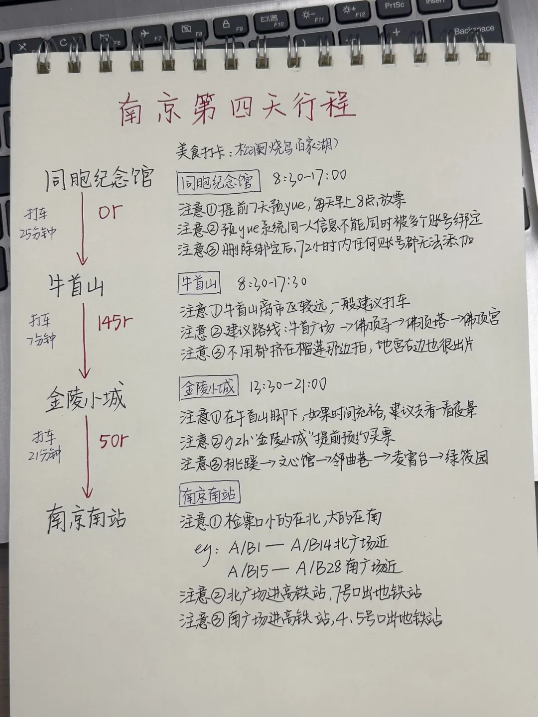 被自己花了一整晚做的南京攻略满意哭了