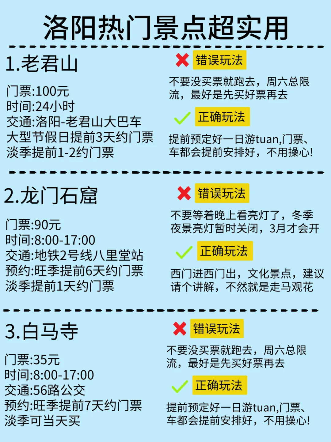 洛阳深度游，1-3🈷️来的姐妹一定要看