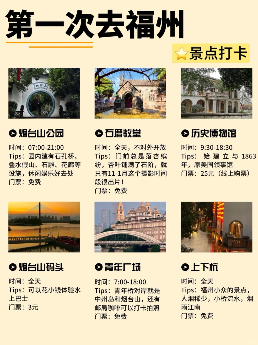 📍福州旅游攻略来咯😭仔细看